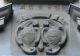 Wappen der Escher vom Luchs und von Meiss am Brunnenturm in Zürich